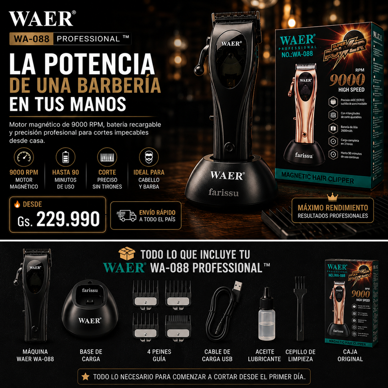 WAER Barber Pro 9000™